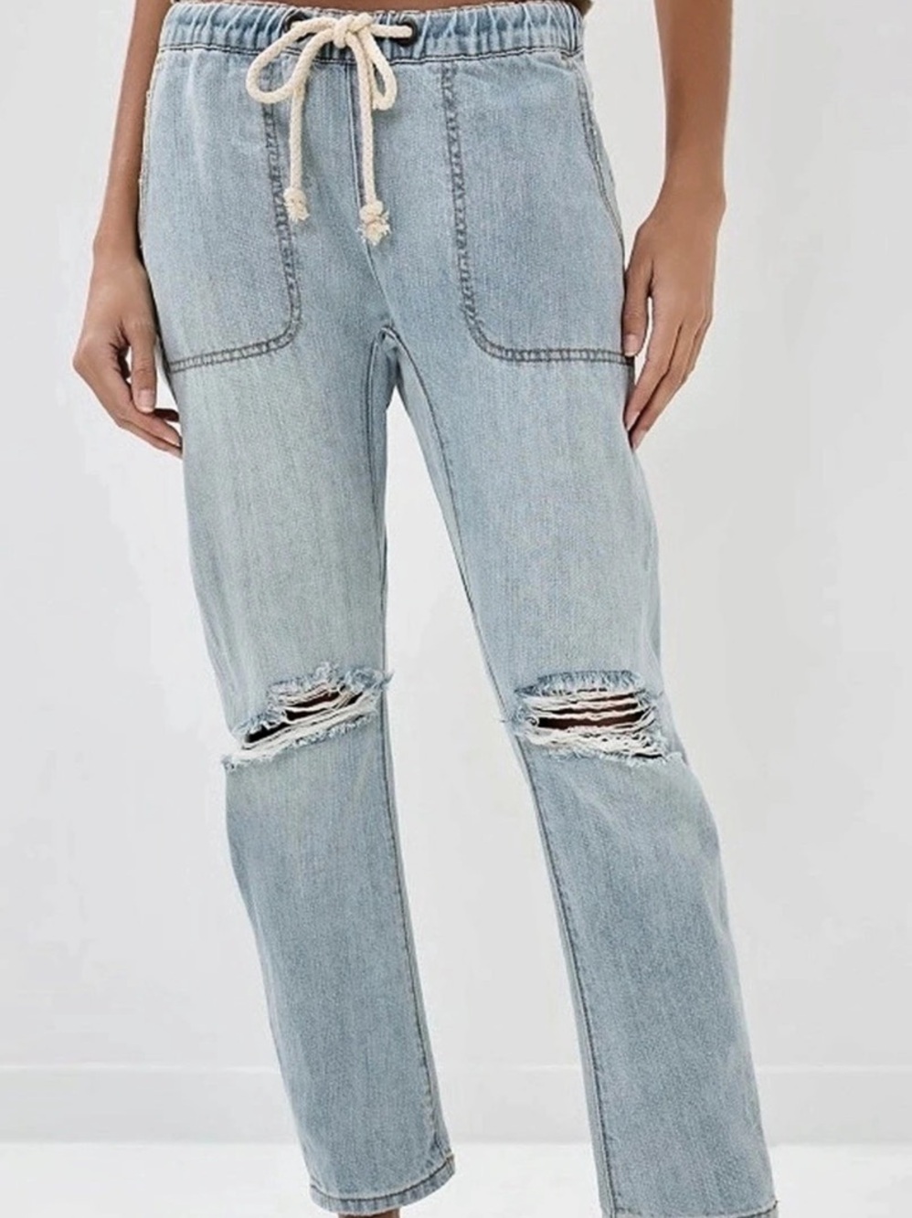 NWT ONE TEASPOON SHABBY Jeans in Blue  super relaxed xxs